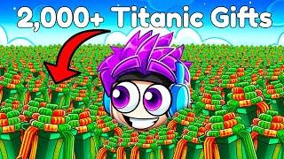 i Was Gifted 2,069+ Titanic Presents in Pet Sim 99!