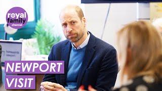 Prince William Visits a Women’s Centre in Wales