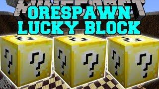 Minecraft: ORESPAWN LUCKY BLOCK MOD (CRAZY BOSSES, INSANE PETS, & DEADLY WEAPONS!) Mod Showcase