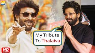 Allu Arjun Speaks About Comparison With Rajinikanth