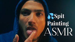 Spit Painting ASMR • in case YOU miss the Tingles | Relax and Sleep | #spitpainting #asmr