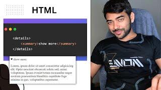 Details & summary tag in HTML 