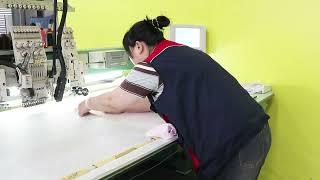 20240705how to use embroidery machine with laser cutting to do a pillow case ?