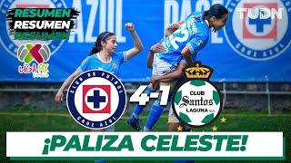 Resumen y goles | Cruz Azul 4-1 Santos | Liga Mx Femenil AP2024-J5 | TUDN