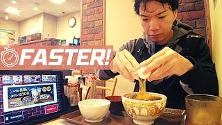 SUKIYA Time Challenge - Japanese 24-hour restaurant at 3am