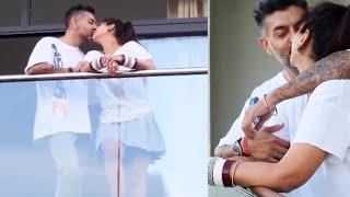 Daljeet Kaur Lip Lock Moments In Balcony With Nikhil Patel