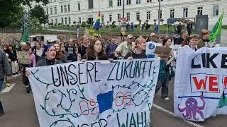 Klimastreik-Demo in Halle