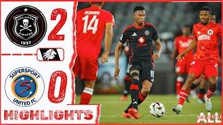 Orlando Pirates vs Supersport United Goals & Extended Higlights| Betway Premiership match Day 4/30