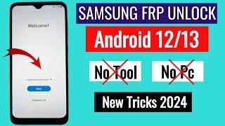 Finally New Trick 2024 | Samsung FRP Bypass Android 12/13 Without Pc - Talkback Not Working