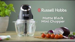 Russell Hobbs Desire Matte Black Mini Chopper