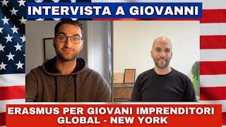 Partecipare all'Erasmus Giovani Imprenditori Globale - Imprenditore a New York - Storia di Giovanni