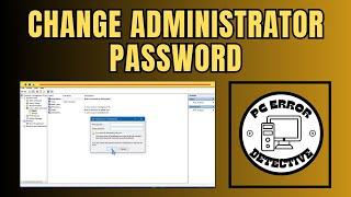 How to Change Administrator Password on Windows 10