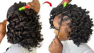 NO LEAVE OUT! Easy Curly Crochet Hairstyle