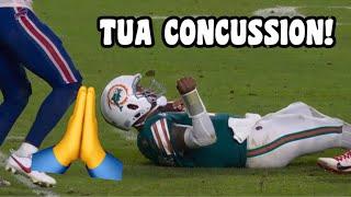 Tua Tagovailoa INJURY Vs Bills  Bills Vs Dolphins 2024 highlights