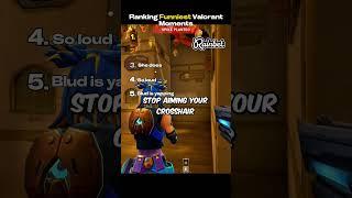 Ranking funniest valorant moments #valorant