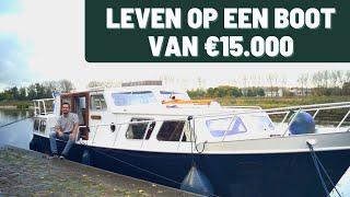 Starter woont op een schip van €15.000- als alternatief op de overhitte woningmarkt!