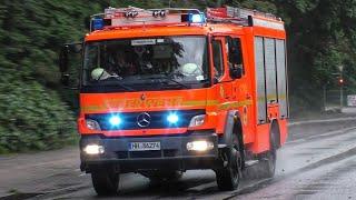 [Ausnahmezustand nach Unwetter in Hamburg] Einsatzfahren Feuerwehr Hamburg + THW Hamburg