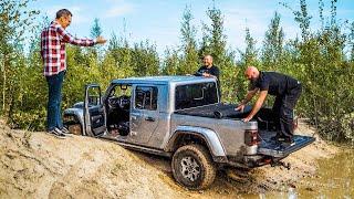 ДЛИННЫЙ, ПРОХОДИМЫЙ И НЕ ПРОХОДИМЫЙ JEEP GLADIATOR.