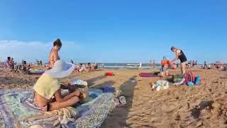 VR 360° Beach Walking | Acuarela Beach | Virtual 3D Walking Tour | 19 August 2024 | 5.7K 60 FPS