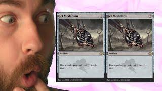 DOUBLE JET MEDALLION STRAT! Mono Black Jet Medallion Inf Damage Combo MTG Arena