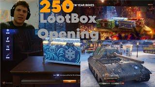 HOLIDAY OPS- 250 LOOTBOX OPENING- World of Tanks