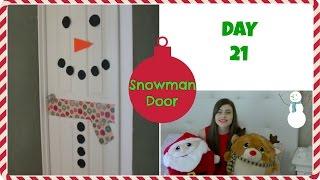 SNOWMAN DOOR DECORATION {DIY} | CRAFTY CHRISTMAS