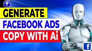 Generate Facebook Ads Copy with Ai ( Facebook Ads Copy Generator )