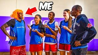 I Snuck Into a Girls Highschool Basketball Tryout!