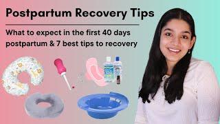 Postpartum recovery tips | What to expect in the first 40 days postpartum and 7 best tips to recover