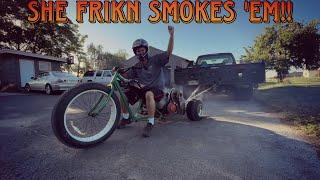 We Built A Drift Trike That Actually BURNS RUBBER!