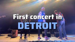 FIRST CONCERT IN DETROIT - VLOG 2