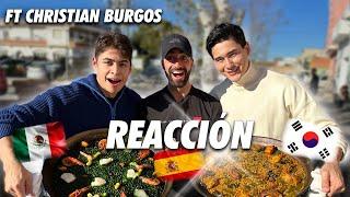  Probando por Primera vez PAELLA VALENCIANA *MEXICANO REACCIONA a Paella* ft @ChristianBurgosKorea