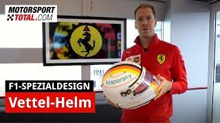 F1 Nürburgring: Sebastian Vettels Helmdesign-Hommage an Michael Schumacher