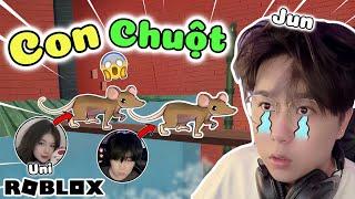 Roblox | Khi Jun với Uni trở thành Con Chuột thoát ra ống cống vượt ải