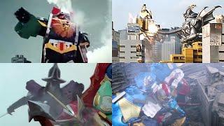 Super Sentai All Ultimate Mecha First Defeats