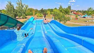 4 Lane Water Slide at AquaCentrum 