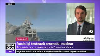 „Triada nucleară” a Rusiei, exerciții cu rachete sub comanda lui Putin