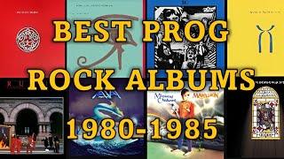 Best Progressive Rock Albums From 1980 - 1985