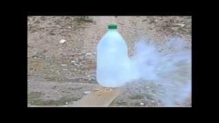 Water Jug being shot recorded in Slow Motion