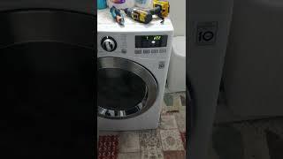 LG washing machine error de2