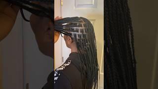 Smedium Knotless Braids. #haircare #knotlessbraids #transitioninghair #mothersday #selfcare