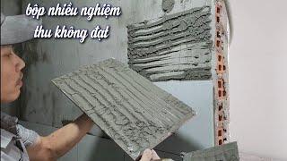 thợ ốp gạch tường dùng bay răng cưa sai cách bộp tường nhiều tập 830