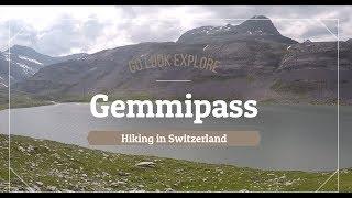 Hiking in Gemmipass in Switzerland - Gemmi Pass Hike