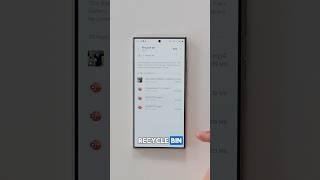 HIDDEN Recycle Bin trick in One UI! #samsungtips #sammobile #shorts