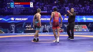 Aman AMAN (UWW) vs. Zelimkhan ABAKAROV (ALB) | Seniors World Championships 2023 | Eighth Final | FS