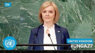  United Kingdom - Prime Minister Addresses UN General Debate, 77th Session (English) | #UNGA