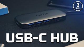 BEST BUDGET 7 in 1 USB-C HUB?! | HooToo USB C Hub, 7 in 1 USB C // 2-Min Review ep. 003