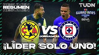 Resumen y goles | América vs Cruz Azul | Torneo Guard1anes 2021 BBVA MX J15 | TUDN