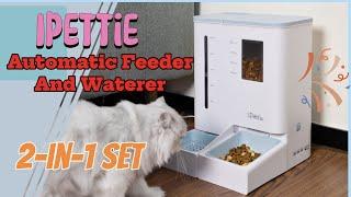 Pet Feeding Solution: Ipettie Automatic Feeder and Waterer 2-in-1 Set