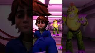 Gregory vs Security Breach Animatronics + funny  meme || FNaF edit #fnaf #shorts